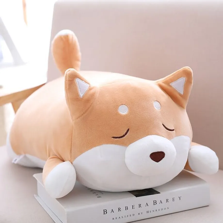 Měkoučký plyšový polštářek - Shiba-Inu