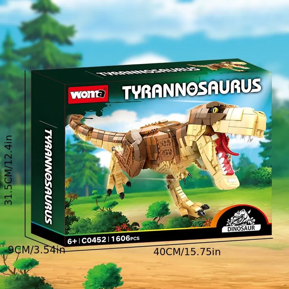 Velká stavebnice dinosaura kompatibilní s Lego - více variant