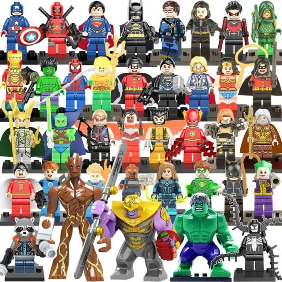 Figurky Marvel Superhrdinové k Lego - 38 ks