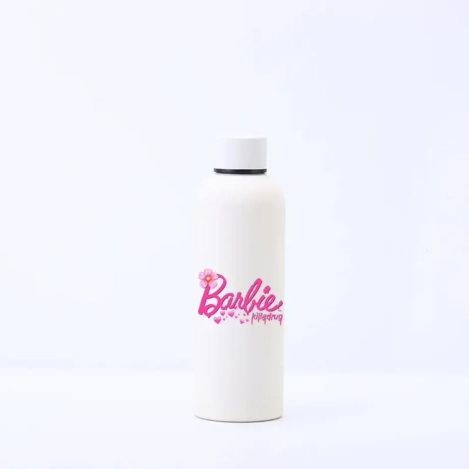 Univerzální trendy láhev na vodu s motivem Barbie 500 ml