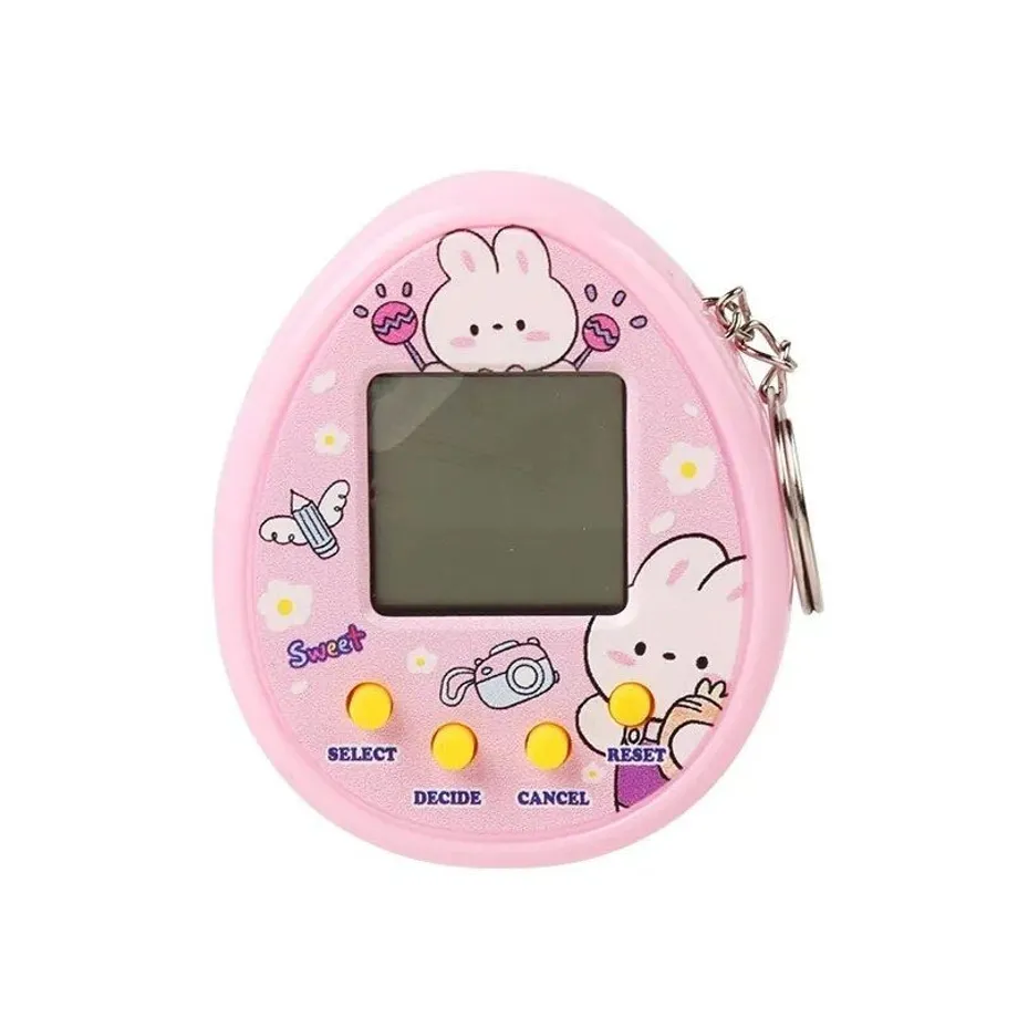 Dětské zábavné elektronické Tamagotchi zvířátko s přívěskem - různé druhy