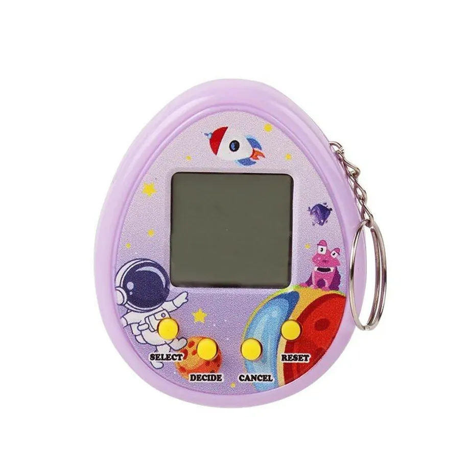 Dětské zábavné elektronické Tamagotchi zvířátko s přívěskem - různé druhy