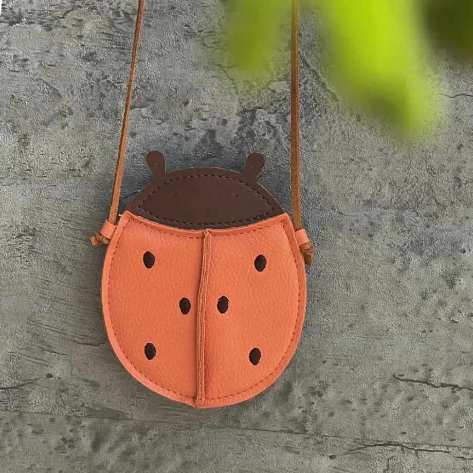 Dětská mini crossbody kabelka s motivem dýně / hrušky / berušky