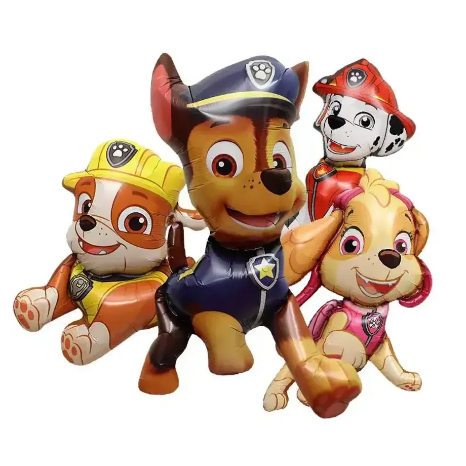 Hliníkové narozeninové balonky v provedení postav z páhádek Tlapková patrola - Paw Patrol