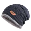 Triangular Logo Wool Hat--navy Blue