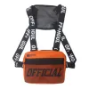 orange chest rig bag