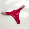 Red Lace Thong