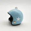 Blue hat white star