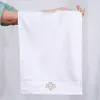 1 white face towel