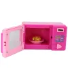 Pink Microwave oven