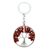 Red Stone Keychain