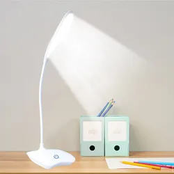 Kancelářská stolní lampa s dotykovým zapínáním na USB