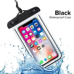 PVC vodotěsné pouzdro na telefon Universal Water Proof Bag Mobile Cover case For iPhone 12 11 Pro Max 8 7 Huawei Xiaomi Redmi Samsung