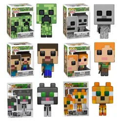 Dětská plastová figurka v provedení postav z oblíbené hry Minecraft - Funko POP