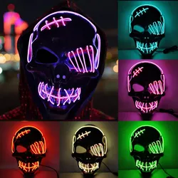 LED cosplay maska - lebka