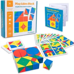 Picasso Tiles Pixy Cube Pattern Puzzle Toy pro děti Vzdělávání Vzdělávání