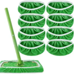 Mikrovláknová náhradní podložka na mop, vhodná pro Swiffer Sweeper.