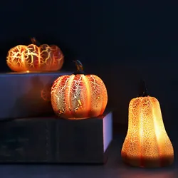 Halloweenská LED dekorace ve tvaru dýně