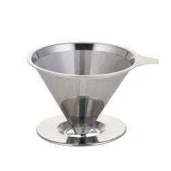 Nerezový dripper překapávač kávy