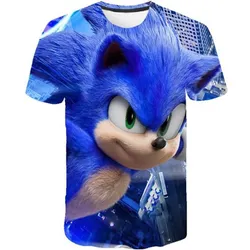 Chlapecké cool tričko s krátkým rukávem a potiskem Sonic