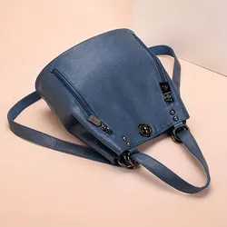 Stylová Kabelka typu kbelík, Dámská Mini crossbody kabelka, Multifunkční Batoh Kabelka