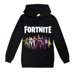 Dětská mikina s kapucí a potiskem oblíbených postav ze hry Fortnite - různé barvy