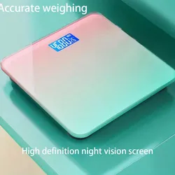 1ks Gradient Color Weight Scale, Nabíjecí Model Elektronická Váha, Domácí Precizní Odolná Vysoce Přesná Váhová Stupnice, Long Endurance Weight Scale Q