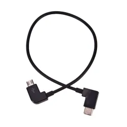 Micro USB/USB-C rohový kabel