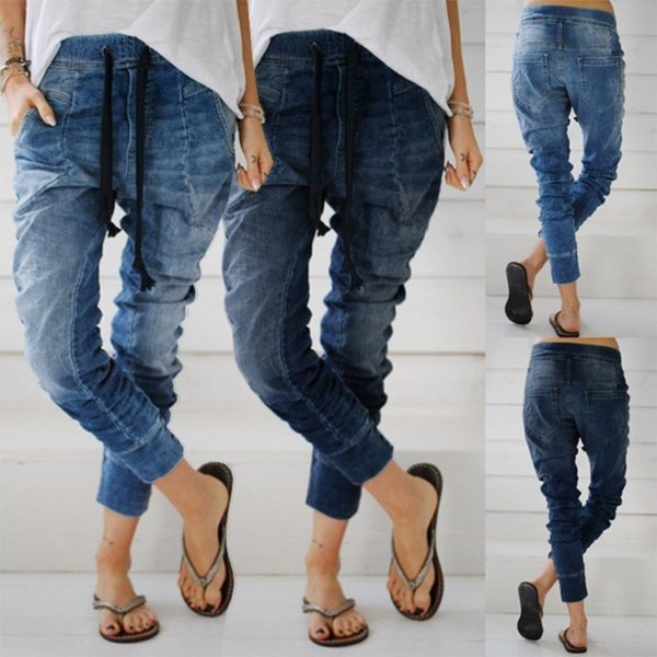 Dámské stylové baggy džíny