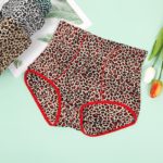 Dámské menstruační leopardí kalhotky Vivien