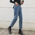 Dámské stylové džíny s páskem Gemma