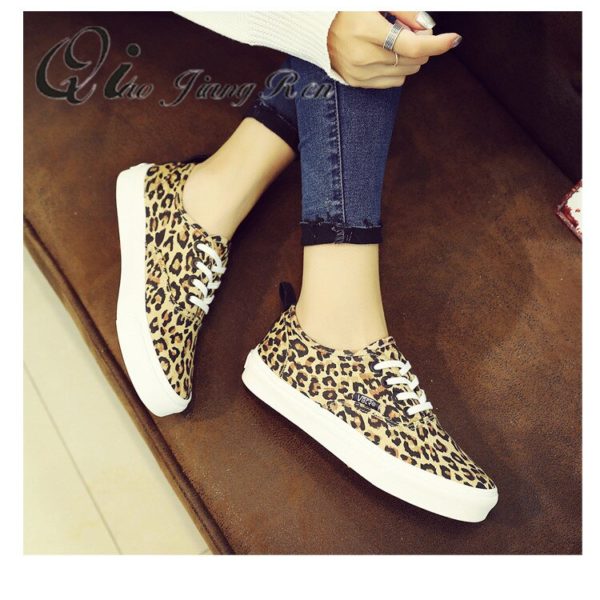 Dámské módní boty s leopardím vzorem Lovey
