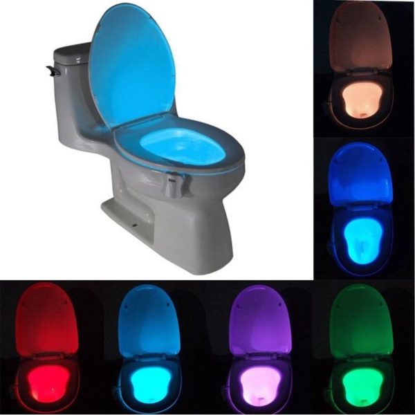 Noční LED světlo do toalety Dixon
