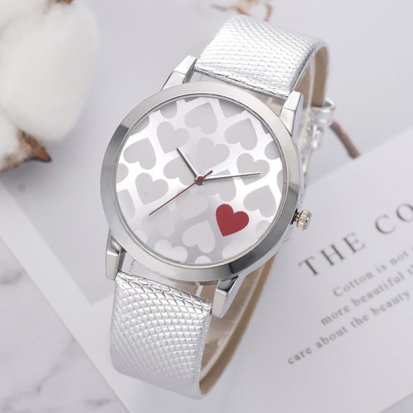 Dámské elegantní ocelové hodinky Heart