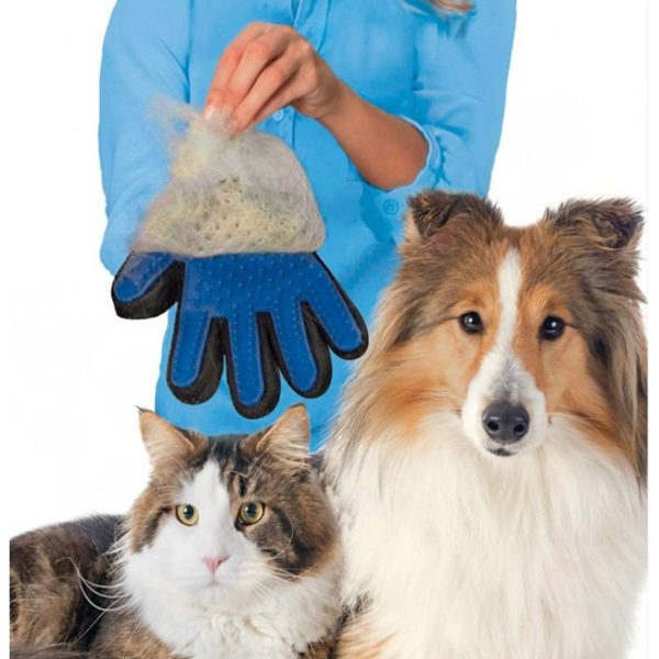 Silikonová rukavice na psí nebo kočičí srst Ines