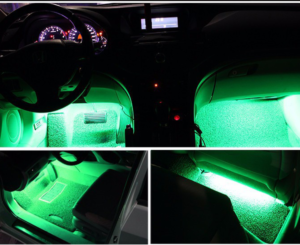 LED osvětlení do interiéru auta