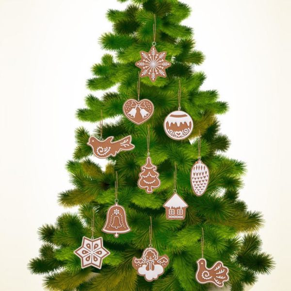 Vánoční ozdoby na stromeček Medovníčky
