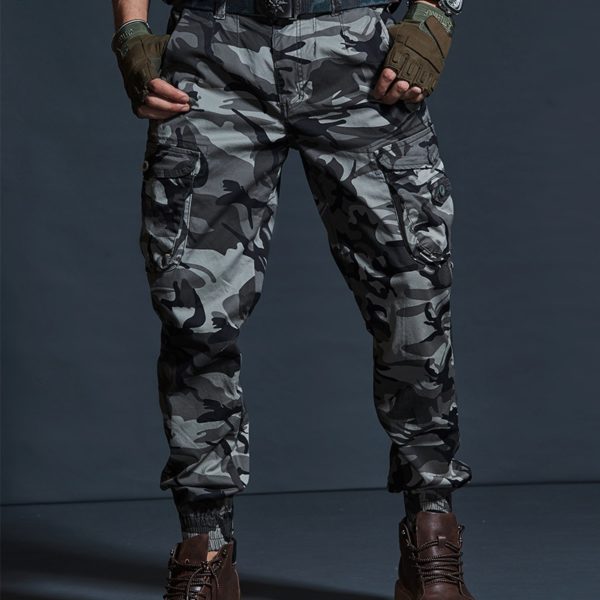 Pánské vojenské kapsáčové kalhoty