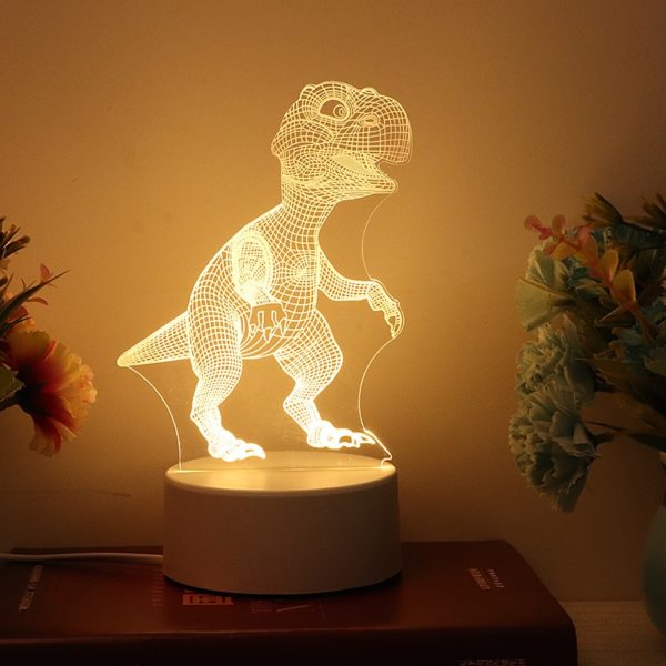 Noční led lampa 3D