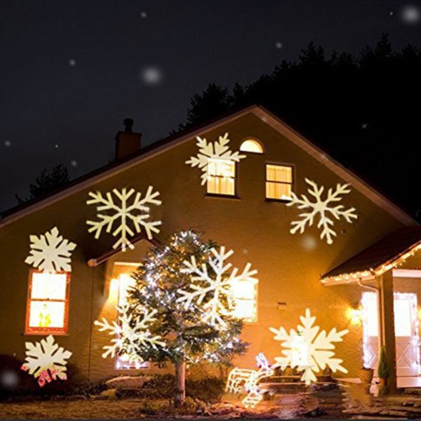 Vánoční venkovní osvětlení - laserový LED projektor