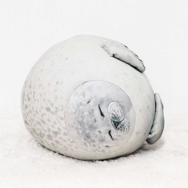 Roztomilý plyšový tuleň - spací polštář