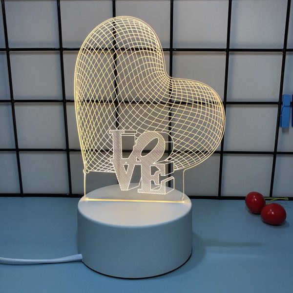 3D hologramová lampa - různé motivy