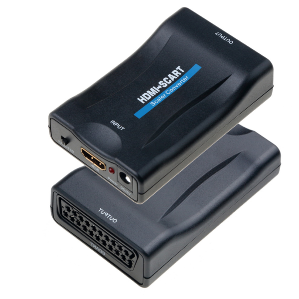 Scart konvertor adaptér k HDMI pro audio a video