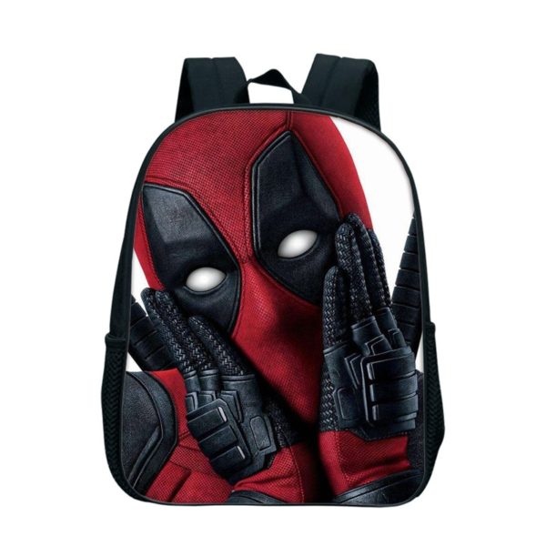 Školní batoh s několika motivy Deadpoola