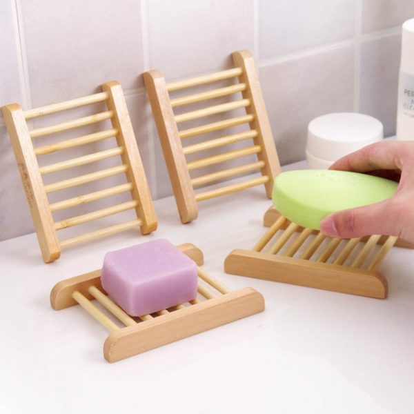 Dřevěný držák na mýdlo