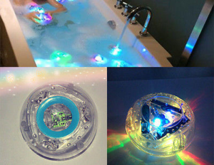 LED světlo do vany pro děti - vodotěsné