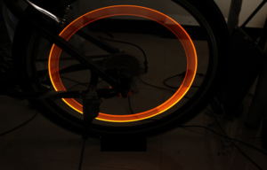 LED osvětlení pneumatiky kola