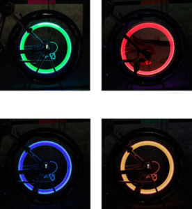 LED osvětlení pneumatiky kola