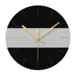 Kreativní kulaté nástěnné hodiny v originálním designu