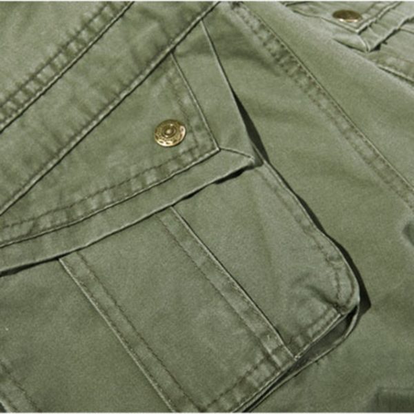 Pánské stylové kalhoty s kapsami Military